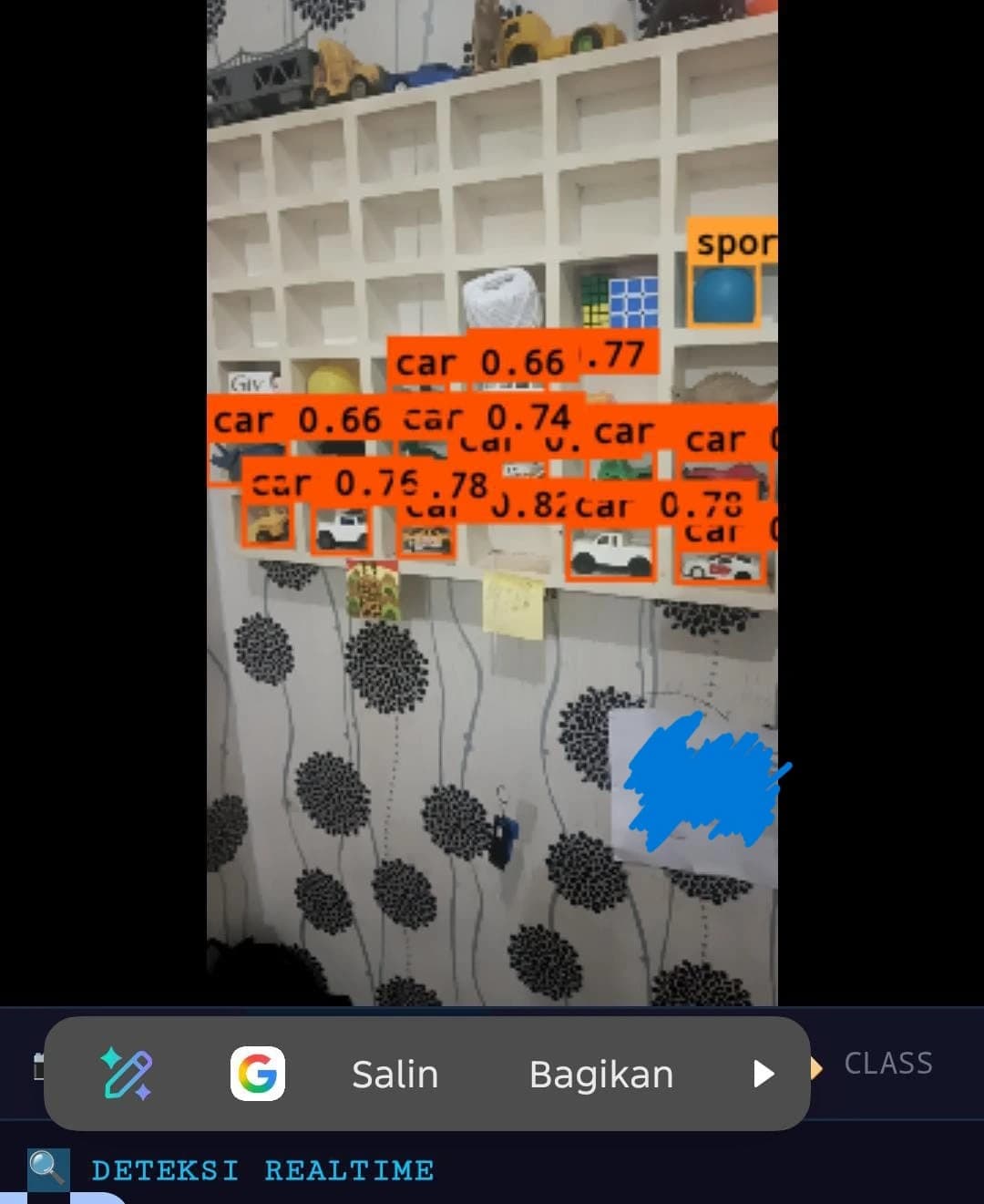 Machine Learning type object detection